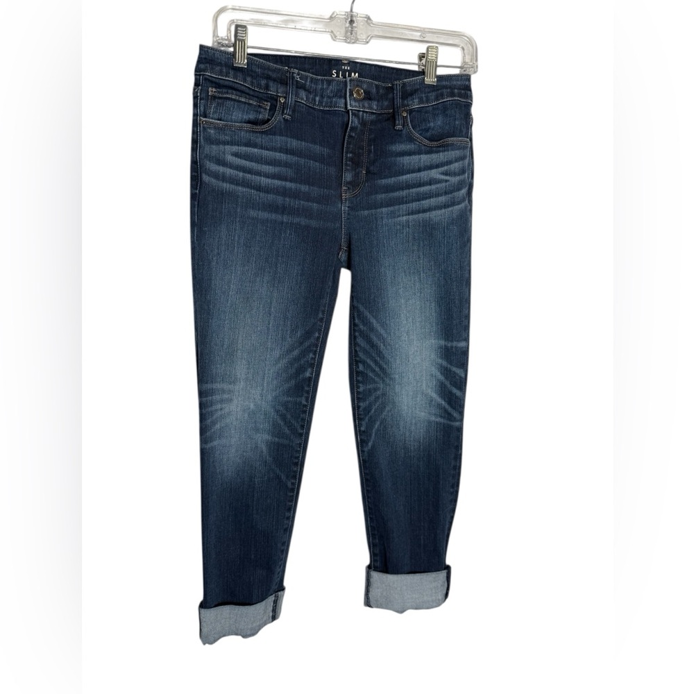 White House Black Market jeans Size 2 The Slim Crop Blue Jeans 💙💙 PERFECT‎